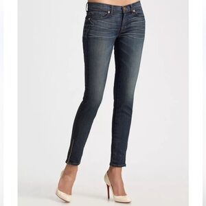 J Brand Jeans 10" Zipper Skinny Leg in Phoebe Blue